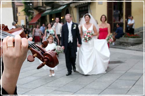 Violinista matrimonio Orta