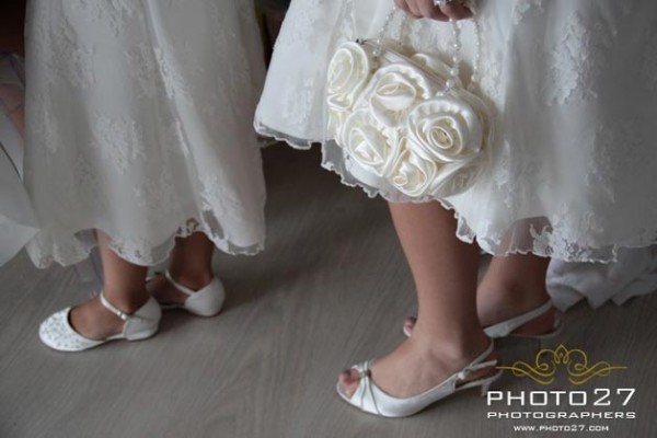 bouquet a borsetta per damigella sposa