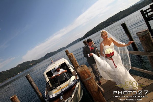 affitto motoscafi matrimonio Lago d'Orta