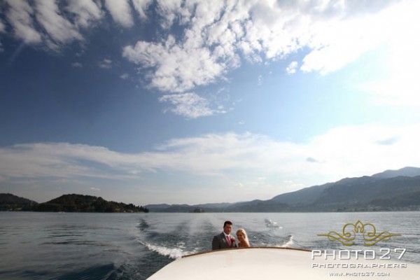 noleggio motoscafi matrimonio Lago d'Orta