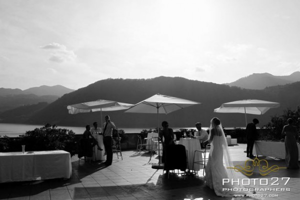 aperitivo matrimonio in terrazza Hotel Giardinetto Pettenasco