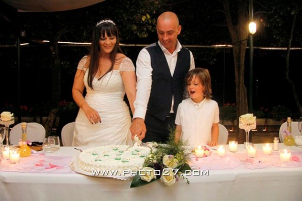 torta nuziale matrimonio ristorante San Giulio