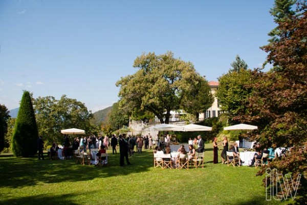 aperitivo nel parco a Villa Pestalozza
