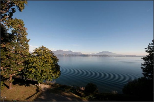 Vista panoramica dai Casali della Cisterna di Villa Claudia Dal Pozzo