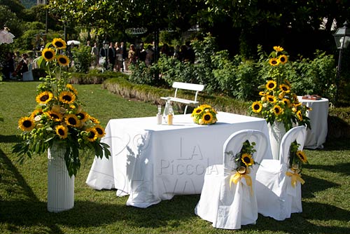 Matrimonio A Tema Giallo Con Girasoli E Limoni