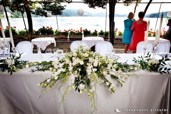 centrotavola per tavolo sposi matrimonio Ristorante San Giulio centrotavola per tavolo sposi matrimonio Ristorante San Giulio