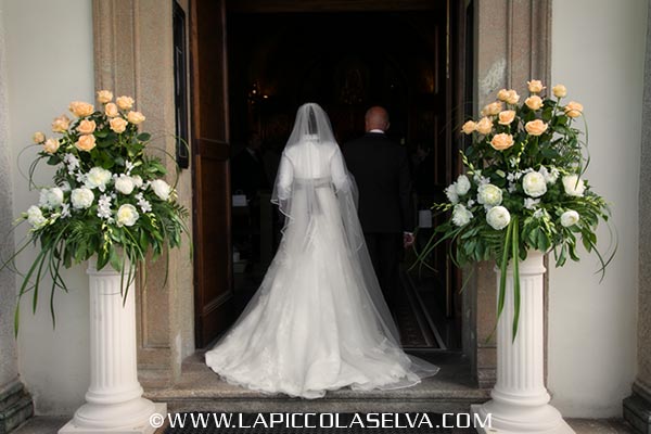 fiorista matrimonio chiesa Sacro Monte di Orta