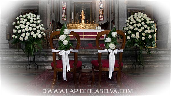 fiorista matrimonio chiesa San Leonardo Pallanza Verbania