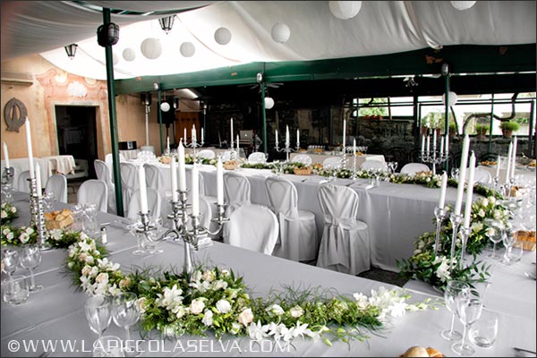 fiori matrimonio ristorante isola di San Giulio, lago d'Orta