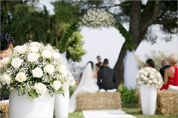 Celebrante matrimonio simbolico Rocca di Arona, lago Maggiore